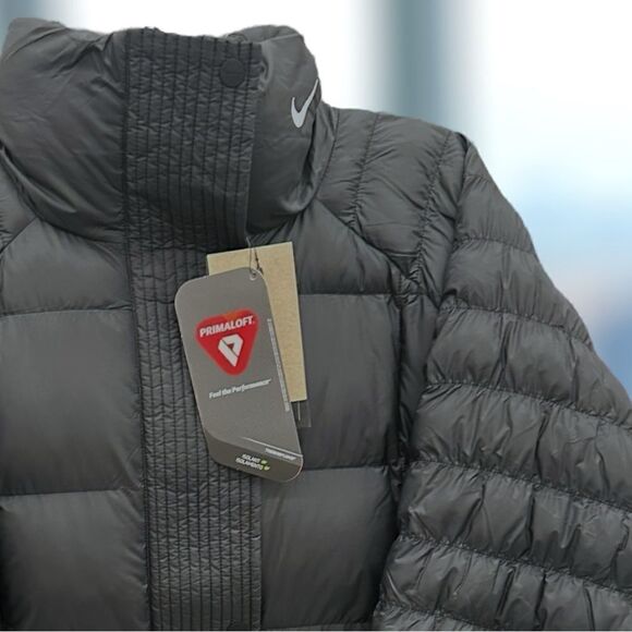 NIKE Sportswear PrimaLoft® Insulated Swoosh Therma-FIT Parka Jacket Size M - Picture 14 of 14